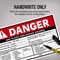 Avery Arc Flash/Shock Danger Labels, Waterproof, UV Resistant, Preprinted, Handwrite-Only, 4.75" x 7.75", 100 Warning Decal Labels